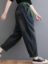 Women High Waist Solid Color Loose Casual Pants